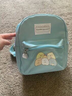 Sumikko Gurashi Light Blue mini Small Pets Backpack